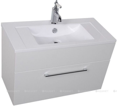 Тумба под раковину De Aqua Кубика 80 белый 167076