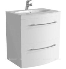 Тумба под раковину De Aqua Лонг 60 белая 167119