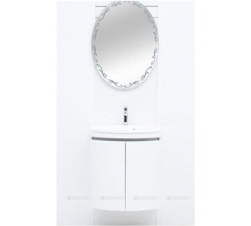 Тумба под раковину De Aqua Токката 60 белый 2 распашные двери 167128