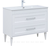 Тумба с раковиной Aquanet Бостон new 100 (Flat) белый сатин 00345363