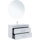 Тумба с раковиной Aquanet Бостон new 100 (Flat) белый сатин 00345363