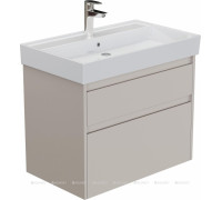Тумба с раковиной Aquanet Nova Lite 2.0 60 2 ящика бежевый 00348187