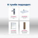 Тумба с раковиной Aquanet Nova Lite 75 2 ящика дуб рустикальный 00254697