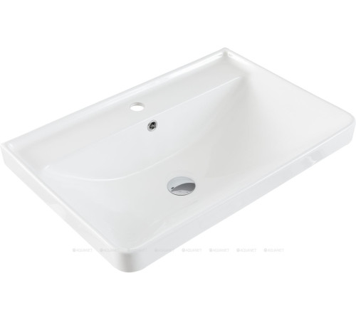 Тумба с раковиной Aquanet Оптима 70 дуб светлый 00345357