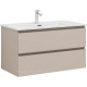 Тумба с раковиной Aquanet Вега 2.0 90 бежевая 2 ящика с раковиной Ирис 00344753