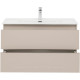 Тумба с раковиной Aquanet Вега 2.0 90 бежевая 2 ящика с раковиной Ирис 00344753
