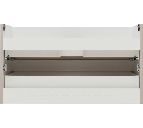 Тумба с раковиной Aquanet Вега 2.0 90 бежевая 2 ящика с раковиной Ирис 00344753