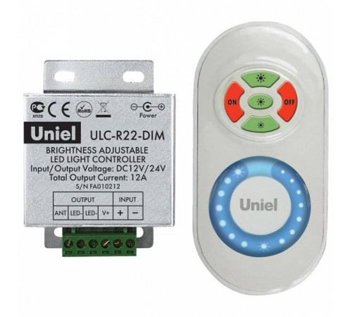 Контроллер-диммер с пультом ДУ Uniel ULC-R22-DIM 5947