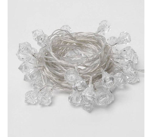 Гирлянда с насадками Uniel Бриллианты 10 LED 2 м ULD-7931