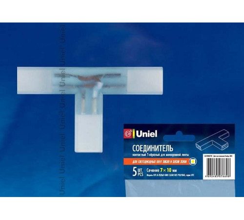 Соединитель лент Т-образный жесткий Uniel UTC-K-32 10818