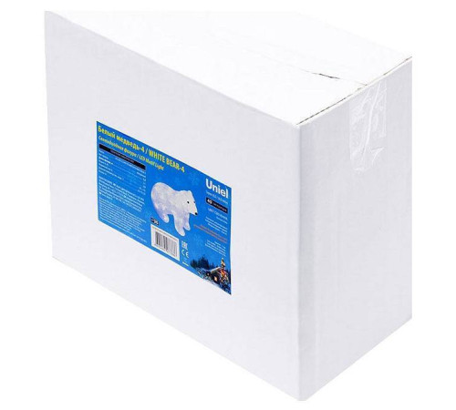 Зверь световой Uniel Белый медведь 11037