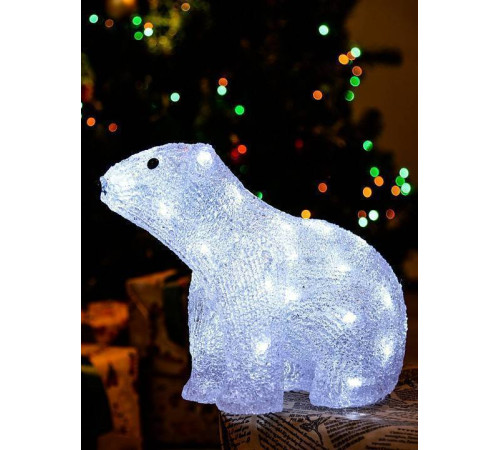 Зверь световой Uniel Белый медведь 11037