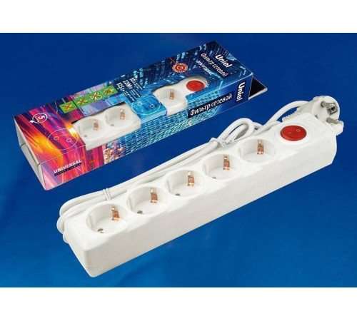 Удлинитель с выключателем Uniel S-Gsu5 UL-00001747