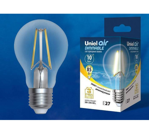 Лампа светодиодная Uniel E27 10Вт 3000K UL-00005181