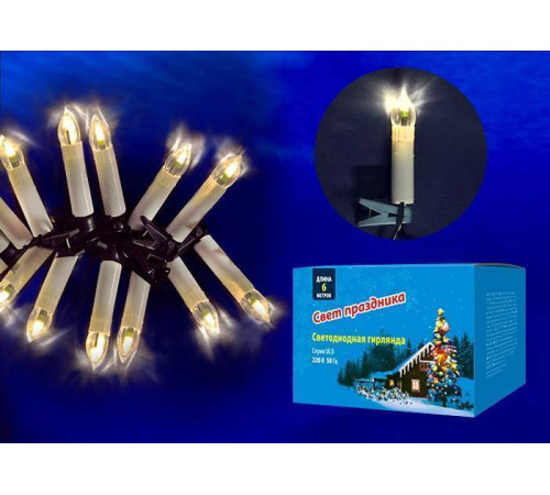 Гирлянда Супернить Uniel ULD-S0600/60 DTA 60 м 600 LED теплый белый UL-00005469