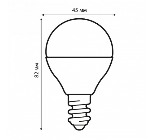 Лампа светодиодная Volpe OPTIMA DIM E14 6Вт 4000K UL-00009230