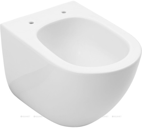 Унитаз подвесной Aquanet EcoVortex Tornado с сиденьем Soft Close 505х360 мм 00348039