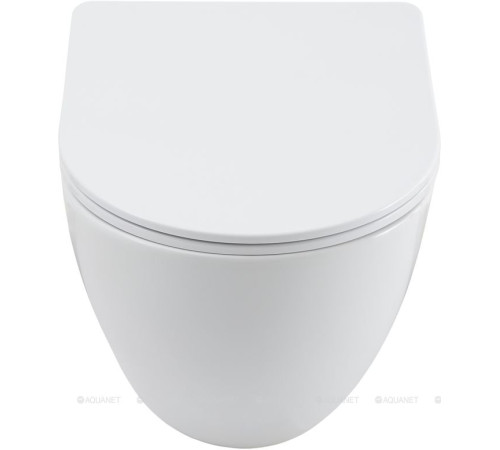 Унитаз подвесной Aquanet EcoVortex Tornado с сиденьем Soft Close 505х360 мм 00348039