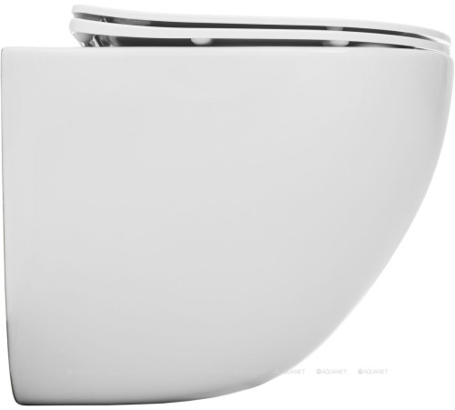 Унитаз подвесной Aquanet EcoVortex Tornado с сиденьем Soft Close 505х360 мм 00348039