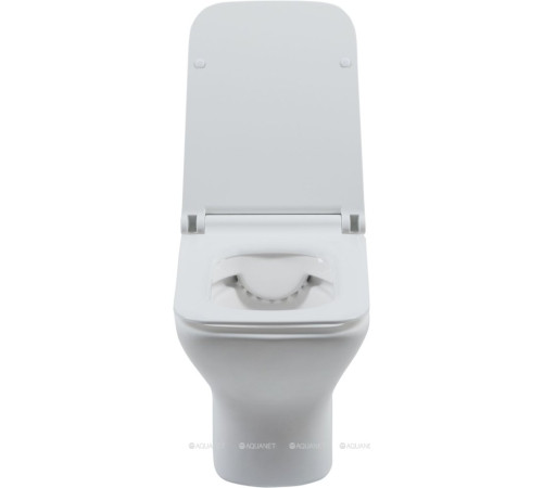 Унитаз подвесной Aquanet Cube-W безободковый с сиденьем микролифт Cube-W