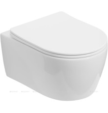 Унитаз подвесной Aquanet Smart W Rimless 490x360x250 мм с сиденьем Soft Close Slim 00276395