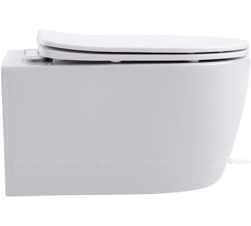Унитаз подвесной Aquanet Smart W Rimless 490x360x250 мм с сиденьем Soft Close Slim 00276395