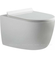 Унитаз подвесной Bravat Gina 540x365x370 мм сиденье микролифт C21172UW-ENG