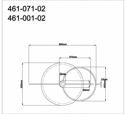 Накладной светильник Velante 461 461-071-02