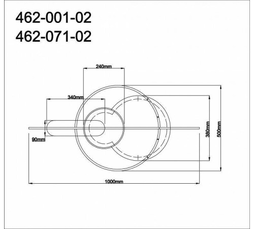 Накладной светильник Velante 462 462-071-02