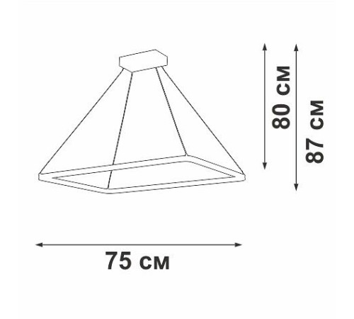 Подвесной светильник Vitaluce V2506DT V2506DT-0/1S