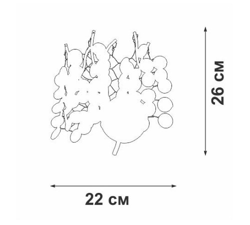 Бра Vitaluce V2832 V2832-1/2A