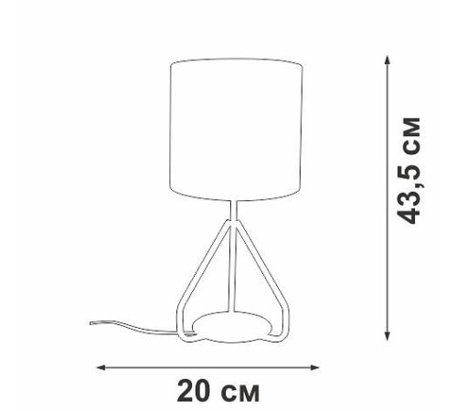 Настольная лампа декоративная Vitaluce V2899 V2899-0/1L