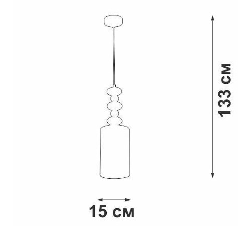 Подвесной светильник Vitaluce V2999 V2999-1/1S