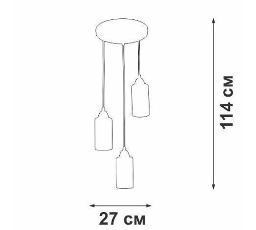 Подвесной светильник Vitaluce V3787 V3787-7/3S