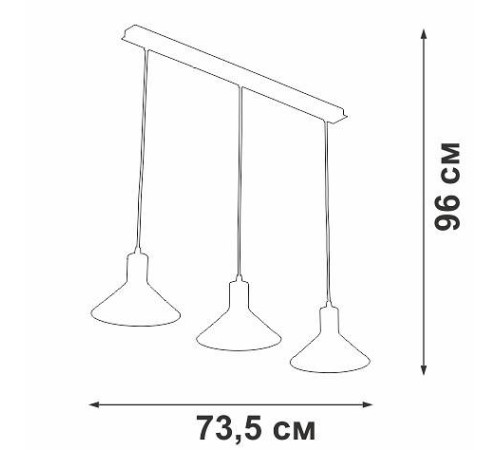 Подвесной светильник Vitaluce V3788 V3788-1/3S
