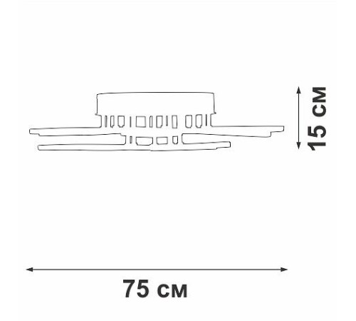 Люстра на штанге Vitaluce V3893 V3893-0/9PL