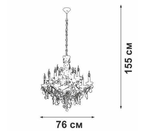 Подвесная люстра Vitaluce V5814 V5814-7/12