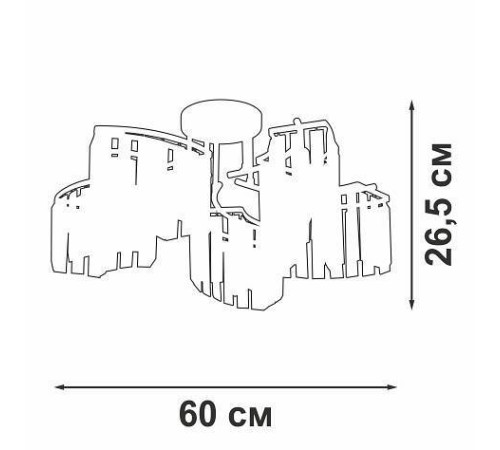 Потолочная люстра Vitaluce V5884 V5884-0/5PL