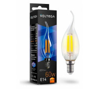 Лампа светодиодная Voltega Candle wind 6 Вт E14 2800 K 7017