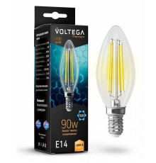 Лампа светодиодная Voltega Candle Graphene E14 9 Вт 2800 K 7134