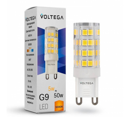 Лампа светодиодная Voltega Capsule G9 7185