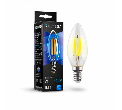 Лампа светодиодная Voltega Candle dim 5W 8461