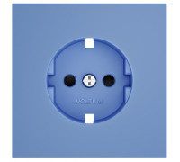 Накладка для розетки с заземлением и со шторками Voltum S70 VLS000715