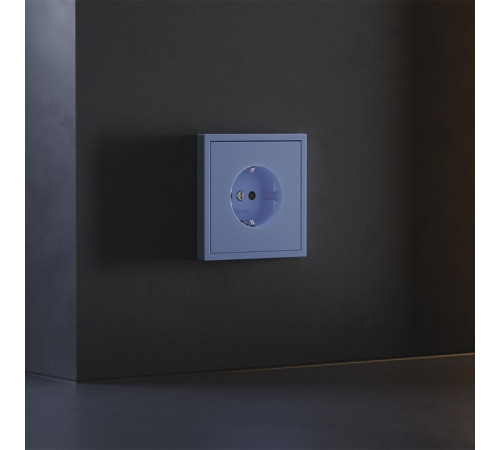 Накладка для розетки с заземлением и со шторками Voltum S70 VLS000715