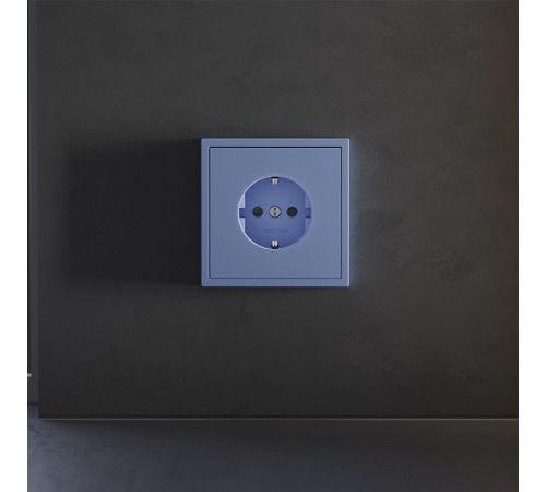 Накладка для розетки с заземлением и со шторками Voltum S70 VLS000715