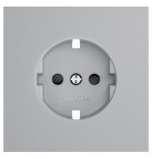 Накладка для розетки с заземлением и со шторками Voltum S70 VLS000716