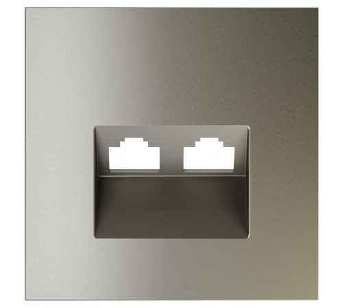 Накладка для розетки RJ-11 или RJ-45 Voltum S70 VLS001404