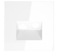 Накладка для ТВ-розетки и RJ-11 или RJ-45 Voltum S70 VLS002701