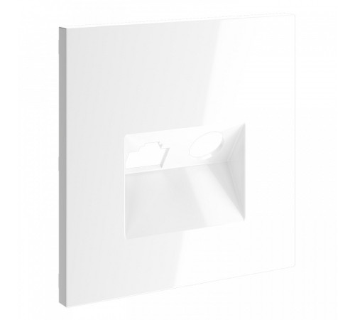 Накладка для ТВ-розетки и RJ-11 или RJ-45 Voltum S70 VLS002701