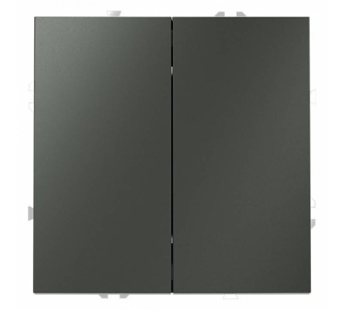 Выключатель проходной двухклавишный без рамки Voltum S70 VLS020306